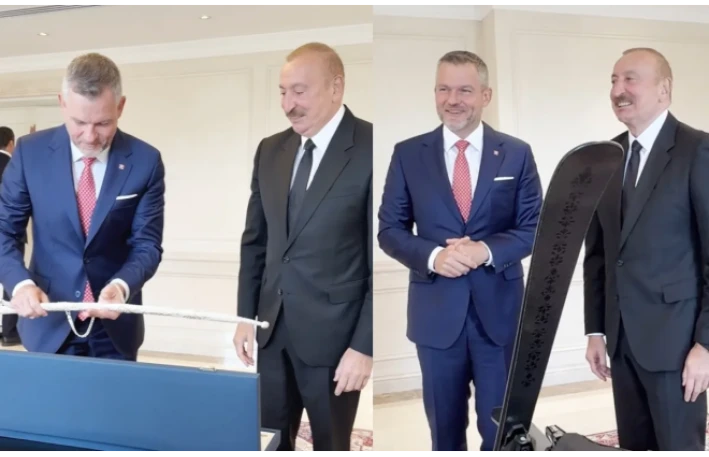 Prezidentlər bir-birinə bunları hədiyyə etdi 
