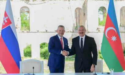 Prezidentin sosial media hesablarında Peter Pelleqrininin Azərbaycana səfərinə dair paylaşım edilib 