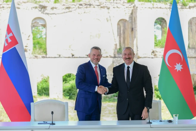 Prezidentin sosial media hesablarında Peter Pelleqrininin Azərbaycana səfərinə dair paylaşım edilib 