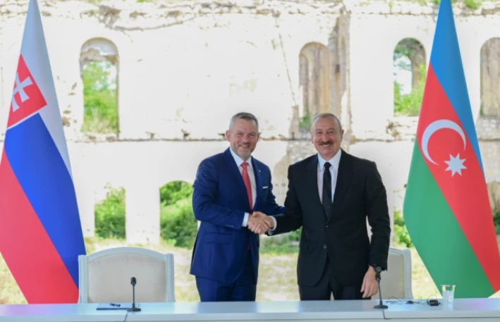 Prezidentin sosial media hesablarında Peter Pelleqrininin Azərbaycana səfərinə dair paylaşım edilib 
