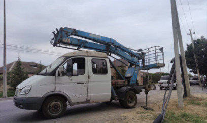 Xaçmazda "KamAZ"ın aşırtdığı dirəklər yoldan götürüldü - Kəndlərin işığı bərpa olundu - FOTO