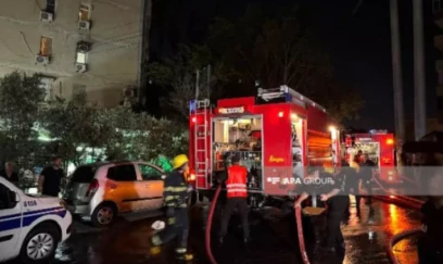 Binəqədi rayonunda yaşayış binasında yanğın olub 