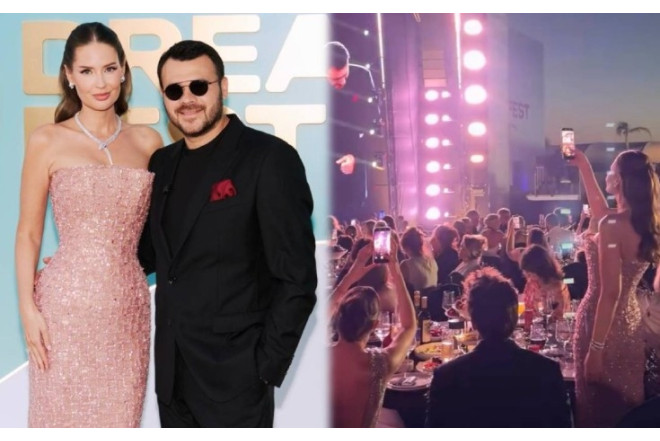 Emin Ağalarov oxudu, xanımı VİDEO çəkdi 