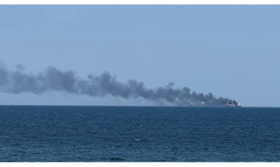 Hörmüz boğazında tanker partladı 