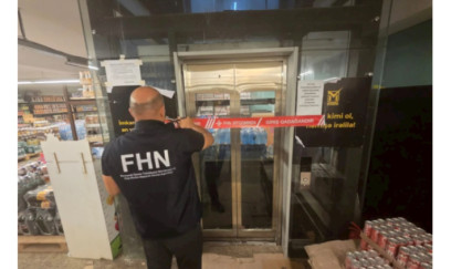 Marketin liftinin fəaliyyəti dayandırıldı — VİDEO/FOTOLAR