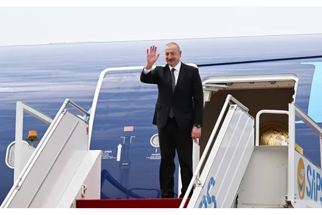 Prezident Qırğızıstana getdi 