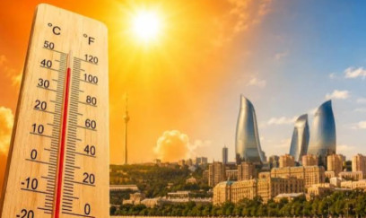 Temperatur yenidən yüksəlir: sabah 39 dərəcə isti olacaq