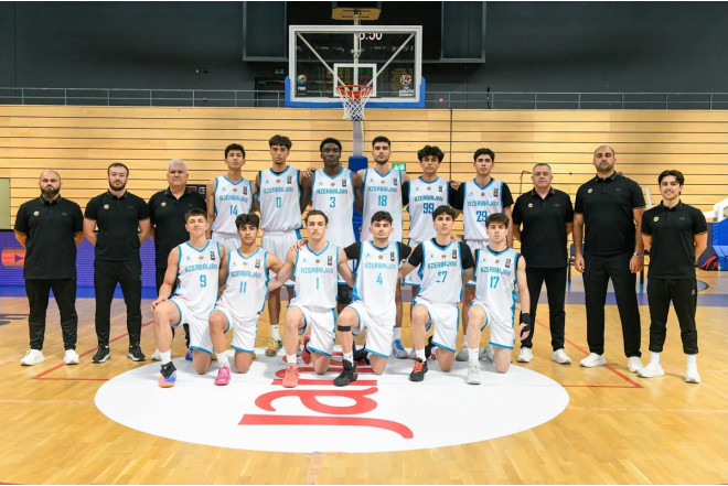 Azərbaycanın U-18 basketbol millisi Avropa çempionatını 16-cı pillədə başa vurub 