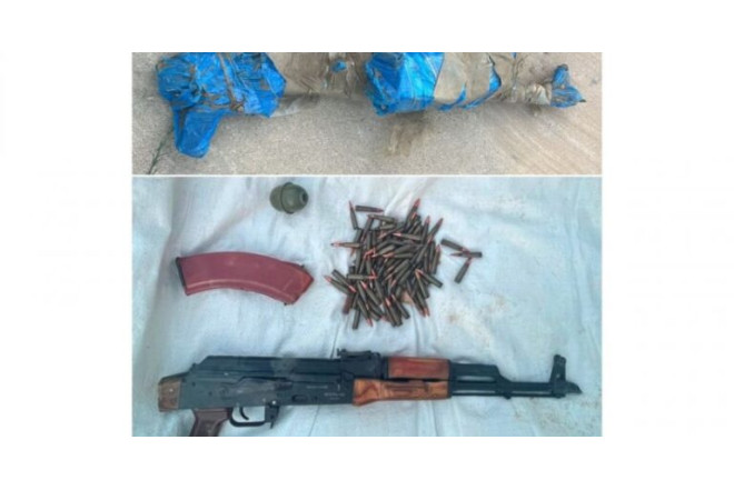 Digah qəsəbəsində məhkuma aid silah-sursat aşkarlandı