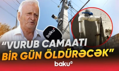 Sarayda kommunal DEŞƏTİ: "Kanalizasiya üçün hər evdən 1000 manat istəyirlər"