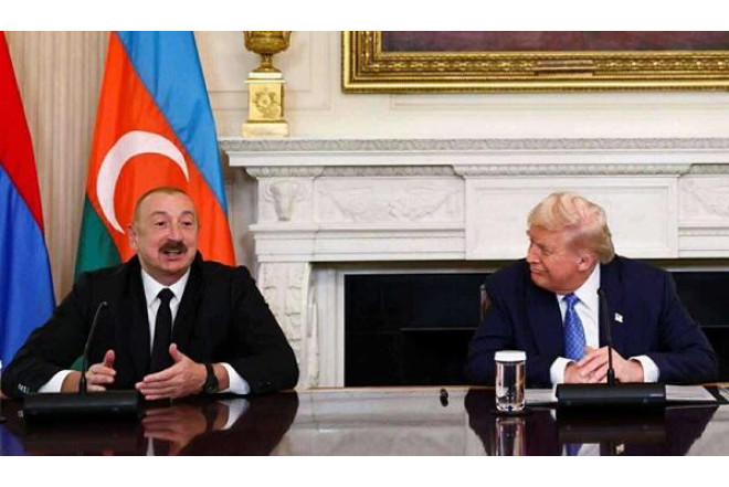 İlham Əliyev dəvətə görə Trampa təşəkkür etdi 