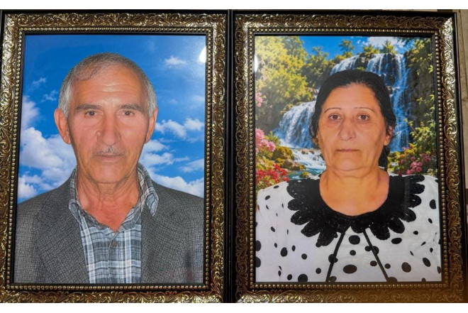 Yandırılaraq öldürülən ər-arvadın FOTOSU