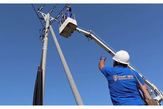 Xocalı və Xocavənddə elektrik təsərrüfatı yenilənir - VİDEO