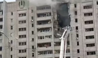Rusiya Xarkova hücum etdi - Yaralananlar var 