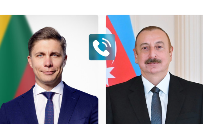 Litvanın Baş naziri Azərbaycan prezidentinə zəng etdi