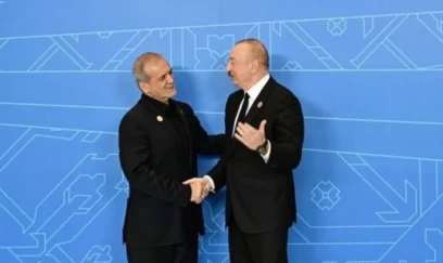 Prezident Pezeşkiana təşəkkür etdi 