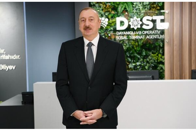 Prezident Naxçıvan Regional DOST Mərkəzinin açılışında 
