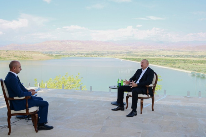 Prezident Naxçıvanda AzTV-yə müsahibə verib 