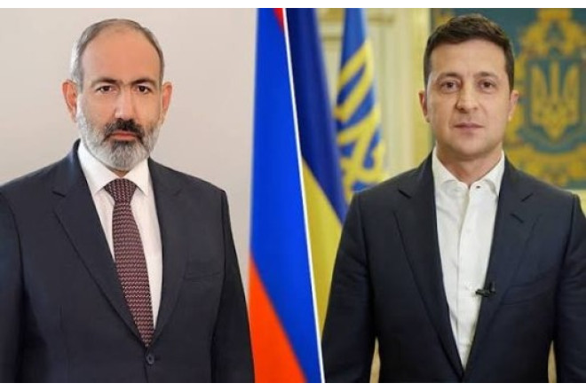 Paşinyan Zelenski ilə telefonla danışıb 