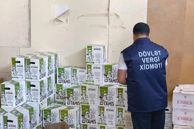Naxçıvanda saxta aksiz markalı alkoqollu içkilər aşkarlandı 