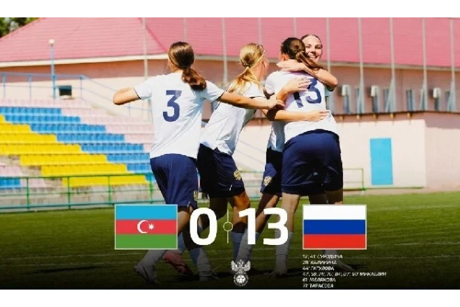Rusiya millimizə 13 qol vurdu, AFFA nəticəni gizlətdi