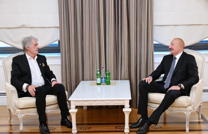 İlham Əliyev Viktor Yuşenkonu qəbul edib