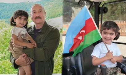 Prezident balaca Gülərin ailəsinə traktor hədiyyə etdi - VİDEO