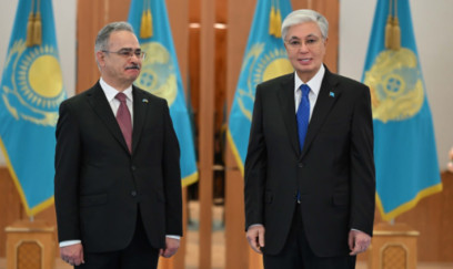 Azərbaycan səfiri etimadnaməsini Qazaxıstan Prezidentinə təqdim etdi - FOTO