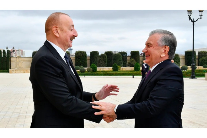 İlham Əliyev Özbəkistanın Milli İnformasiya Agentliyinə müsahibə verdi - FOTOLAR
