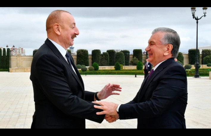 İlham Əliyev Özbəkistanın Milli İnformasiya Agentliyinə müsahibə verdi - FOTOLAR