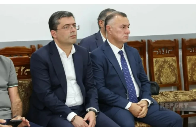 Əhməd İsmayılov və nazir Nurani ilə vida mərasimində