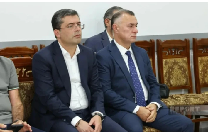 Əhməd İsmayılov və nazir Nurani ilə vida mərasimində