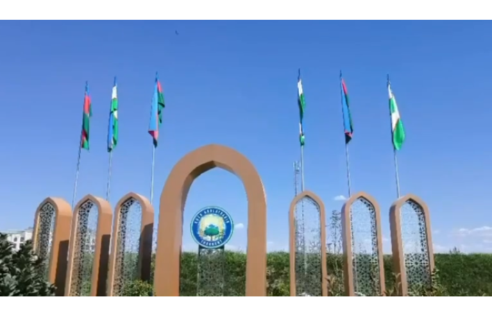 Daşkənd hava limanında İlham Əliyevin qarşılanması üçün hazırlıq işləri görülür – VIDEO