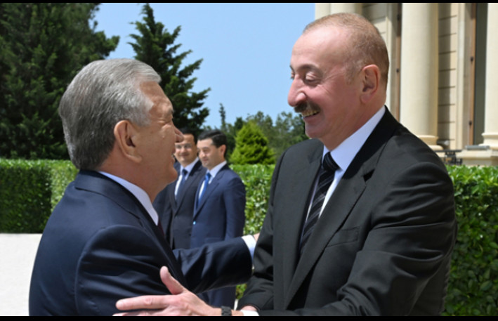 Mirziyoyev İlham Əliyevin Daşkəndə səfəri ilə bağlı VİDEOÇARX paylaşdı