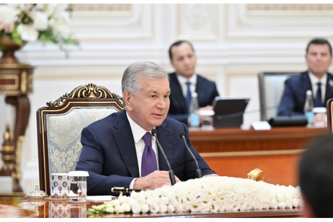 Mirziyoyev Özbəkistan-Azərbaycan nəqliyyat dəhlizinin yaradılmasını təklif edib 