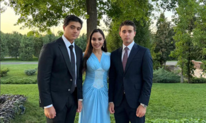 Leyla Əliyeva oğulları ilə Daşkənddə - FOTO