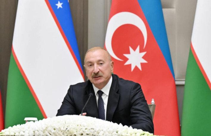 İlham Əliyev Özbəkistan üçün bərə tikintisini sürətləndirməyə çağırıb 