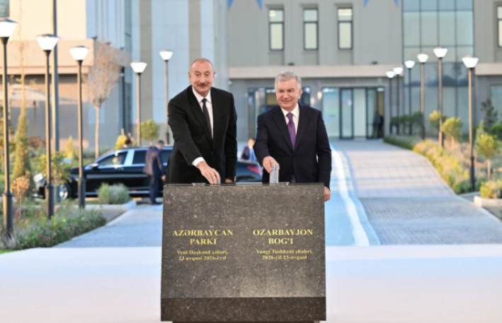 Yeni Daşkənd şəhərində "Azərbaycan" parkının təməli qoyulub 