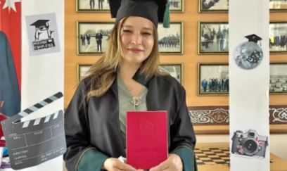 Şəhid anası da tələbə adını qazandı - FOTO