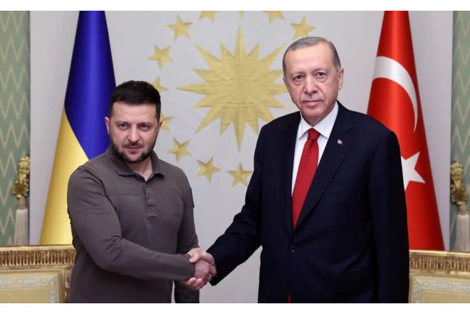 Zelenski Ərdoğana təşəkkür etdi 