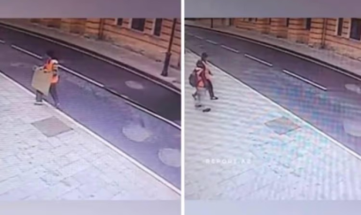 Moskvadakı səfirliyimizin önündəki təxribatın görüntüləri yayıldı - VİDEO