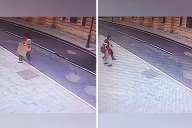 Moskvadakı səfirliyimizin önündəki təxribatın görüntüləri yayıldı - VİDEO