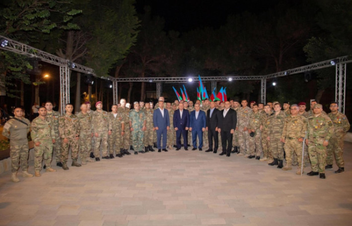 DTX-nin “Bilgəh” İstirahət mərkəzində Vətən müharibəsi iştirakçıları ilə görüş təşkil edilib 