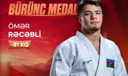 Ömər Rəcəbli Lozannada bürünc medal qazanıb 