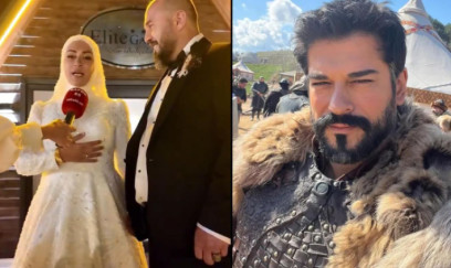 Burak Özçivitin bacısının toyu oldu - İştirak etmədi 