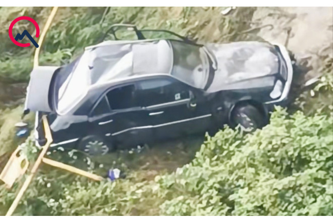 Gədəbəydə “Mercedes” körpüdən dərəyə aşdı - 5 yaralı var+Video 