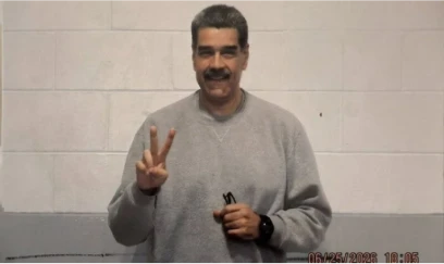 Maduro həbsxanadan fotosunu paylaşdı 