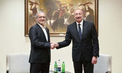 Bişkekdə Azərbaycan və İran prezidentlərinin görüşü olub 