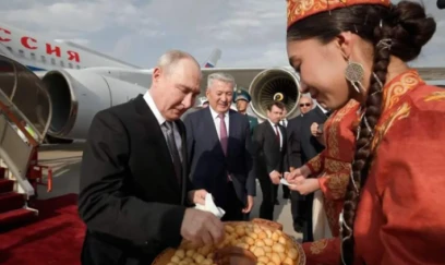 Putin Qırğızıstana getdi 