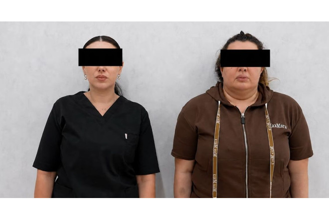 Dövlət Agentliyinin adından istifadə edən qadınlar yaxalandı - VİDEO
